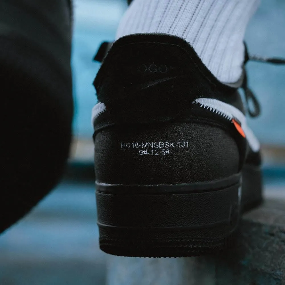 Off-White x Nike Air Force 1 Black Nike Air Force 1 low-top sneakers