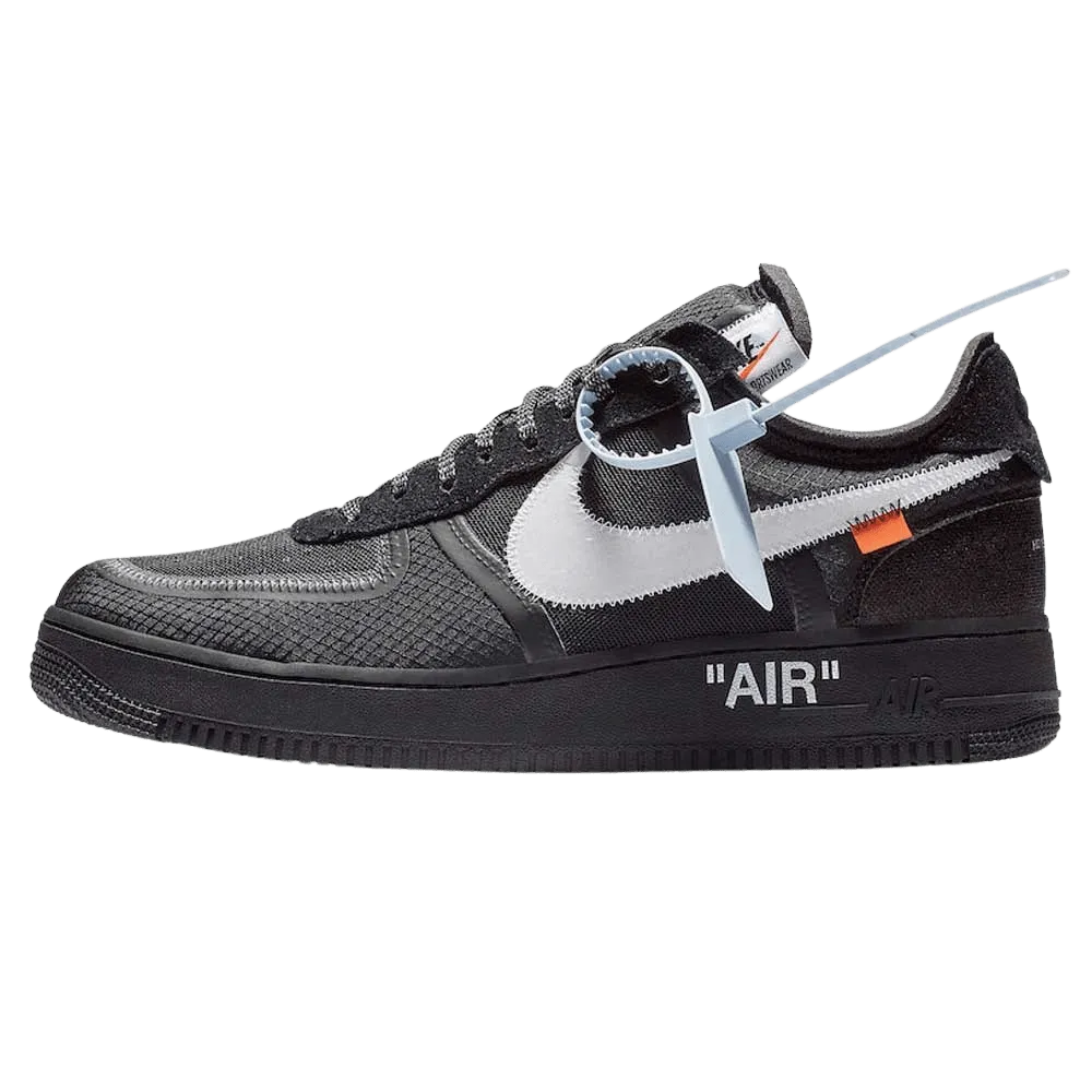 Off-White x Nike Air Force 1 Black Nike Air Force 1 timeless sneakers for any outfit