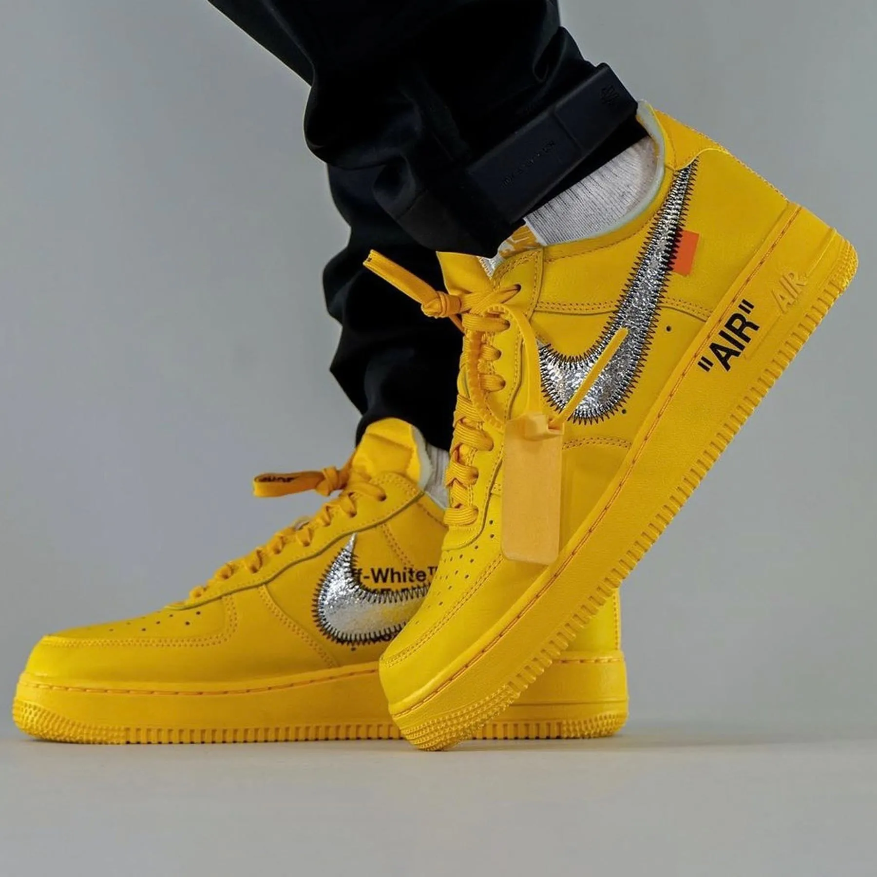 Off-White x Nike Air Force 1 Low 'Lemonade' Nike Air Force 1 low-top sneakers