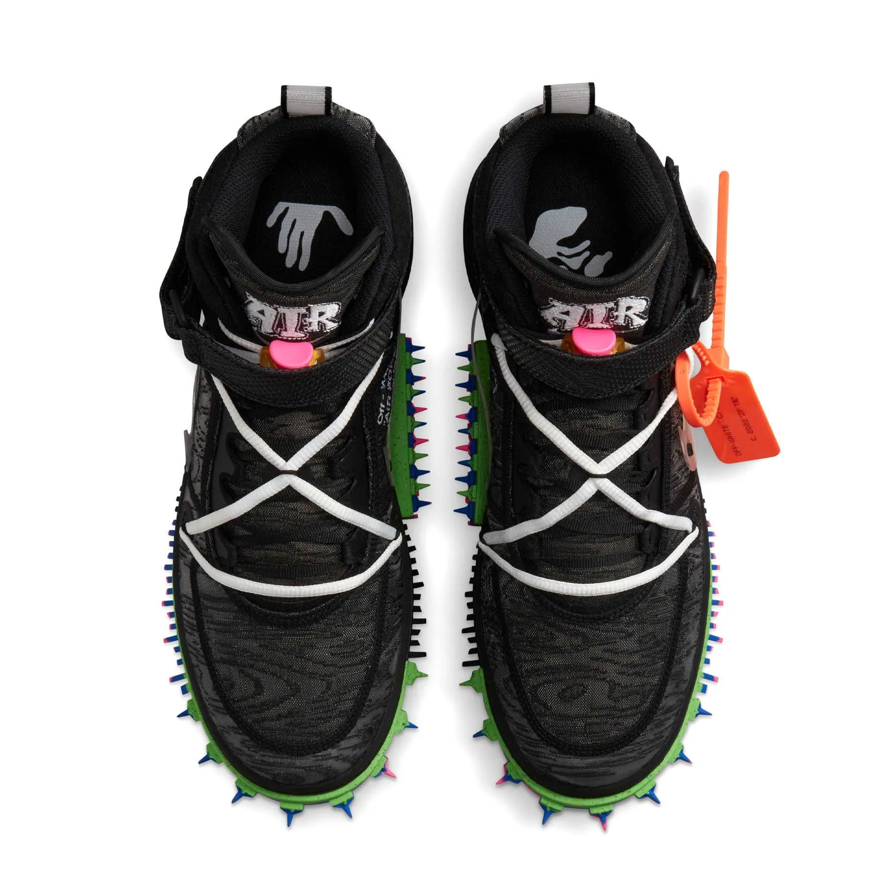Off-White x Nike Air Force 1 Mid 'Black' Nike Air Force 1 low-top sneakers