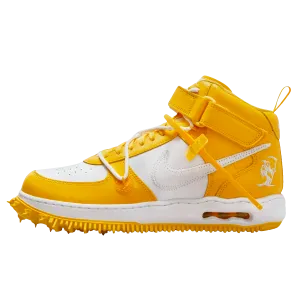 Off-White x Nike Air Force 1 Mid 'Varsity Maize' Nike Air Force 1 timeless sneakers for any outfit