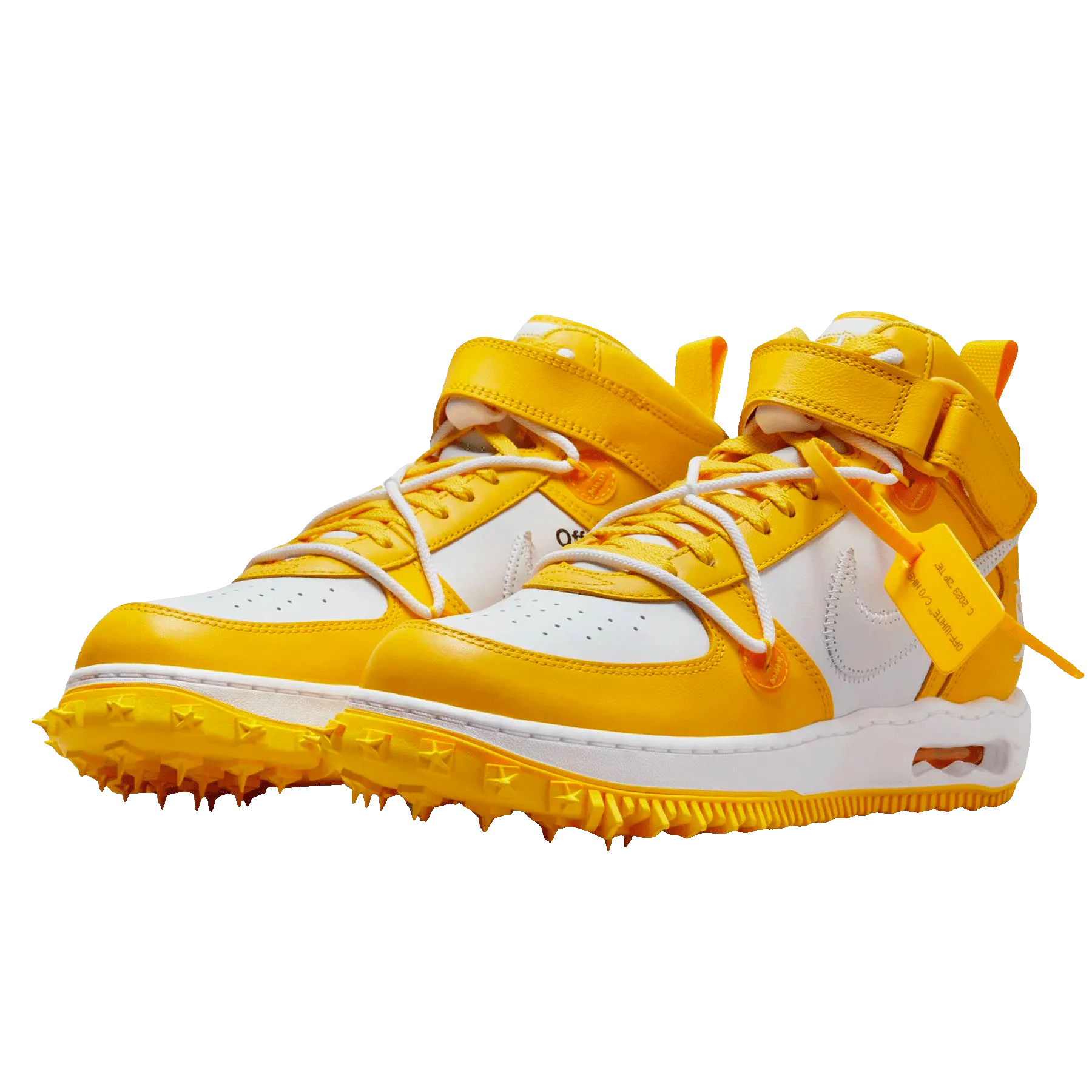 Off-White x Nike Air Force 1 Mid 'Varsity Maize' Nike Air Force 1 low-top sneakers