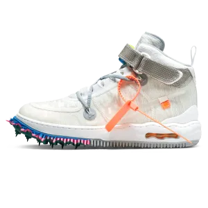 Off-White x Nike Air Force 1 Mid 'White' Nike Air Force 1 timeless sneakers for any outfit