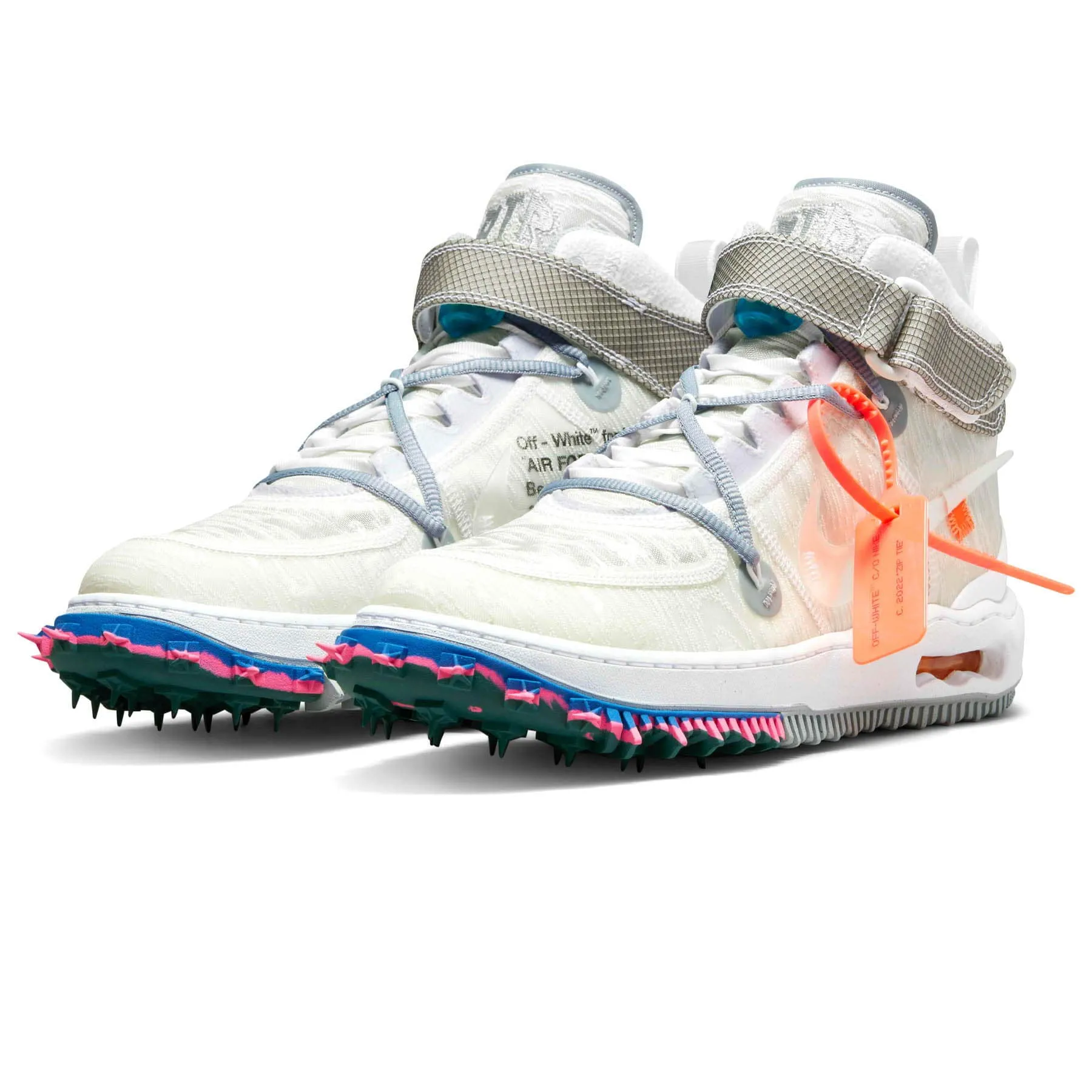 Off-White x Nike Air Force 1 Mid 'White' Nike Air Force 1 low-top sneakers