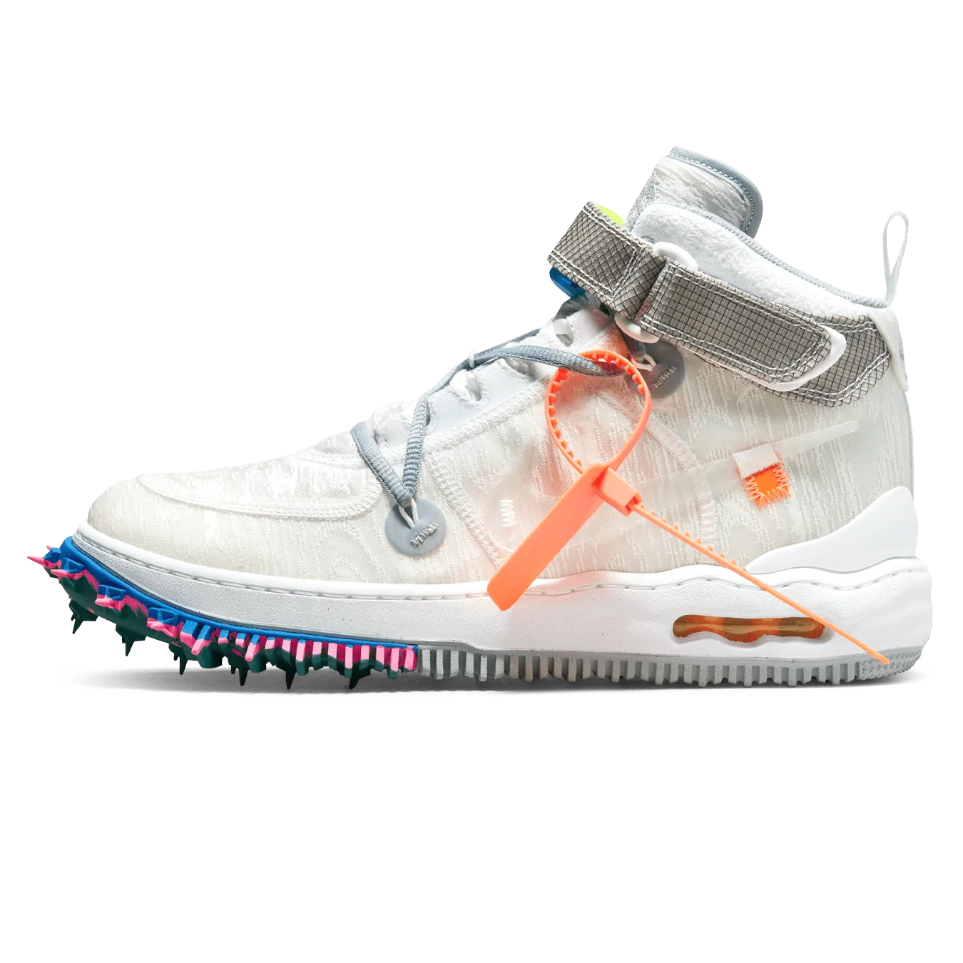 Off-White x Nike Air Force 1 Mid 'White' Nike Air Force 1 timeless sneakers for any outfit