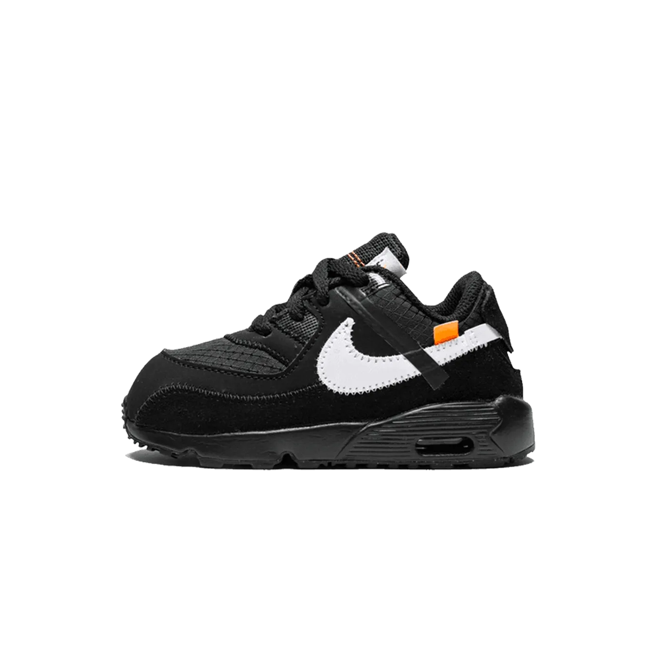 Off-White x Nike Air Max 90 TD 'Black' Nike Air Max lifestyle sneakers with sport details