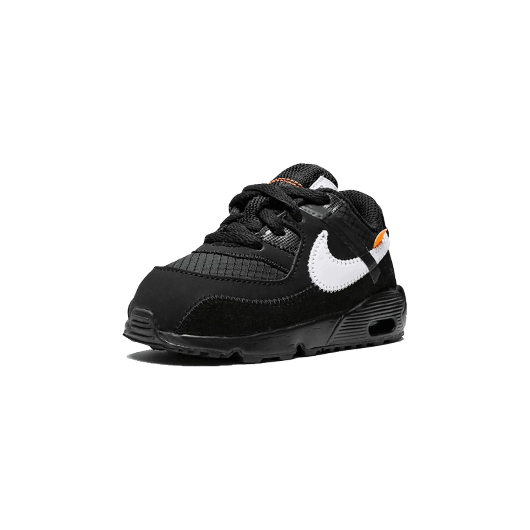 Off-White x Nike Air Max 90 TD 'Black' Nike Air Max running sneakers