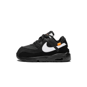 Off-White x Nike Air Max 90 TD 'Black' Nike Air Max lifestyle sneakers with sport details