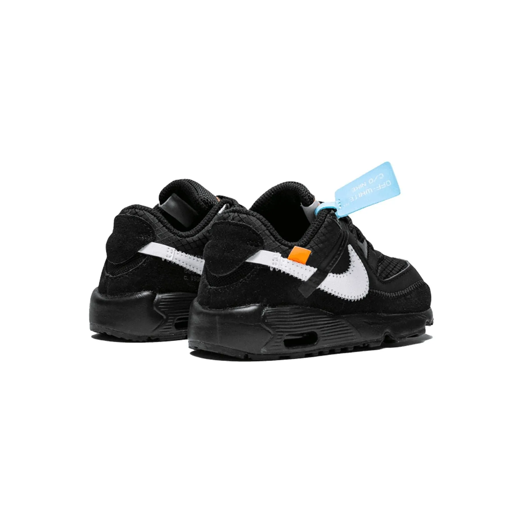 Off-White x Nike Air Max 90 TD 'Black' Nike Air Max running sneakers