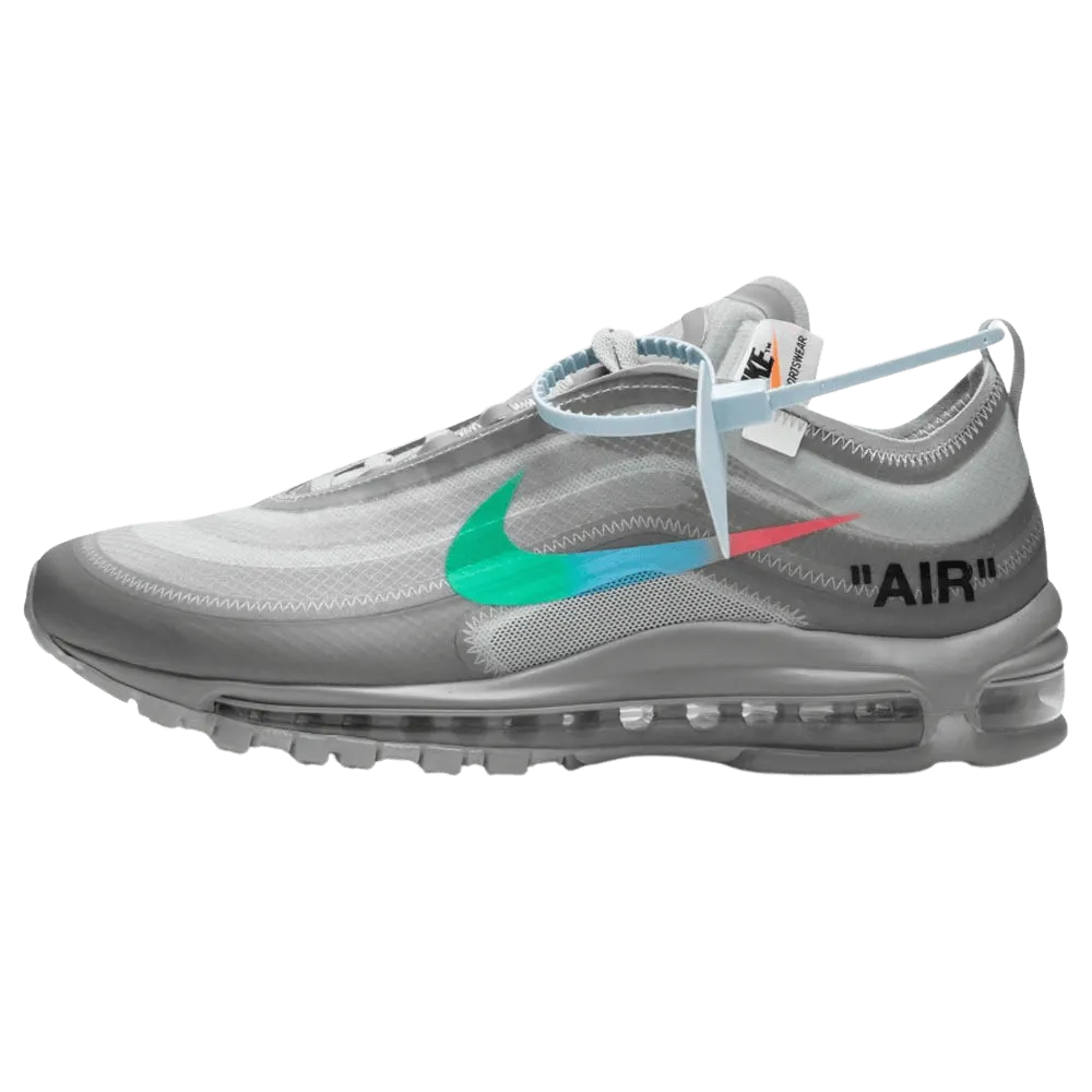 Off-White x Nike Air Max 97 Menta Nike Air Max lifestyle sneakers with sport details