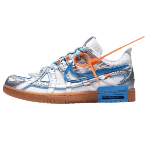 Off-White x Nike Air Rubber Dunk 'University Blue' Nike Dunk casual shoes with iconic low-top shape