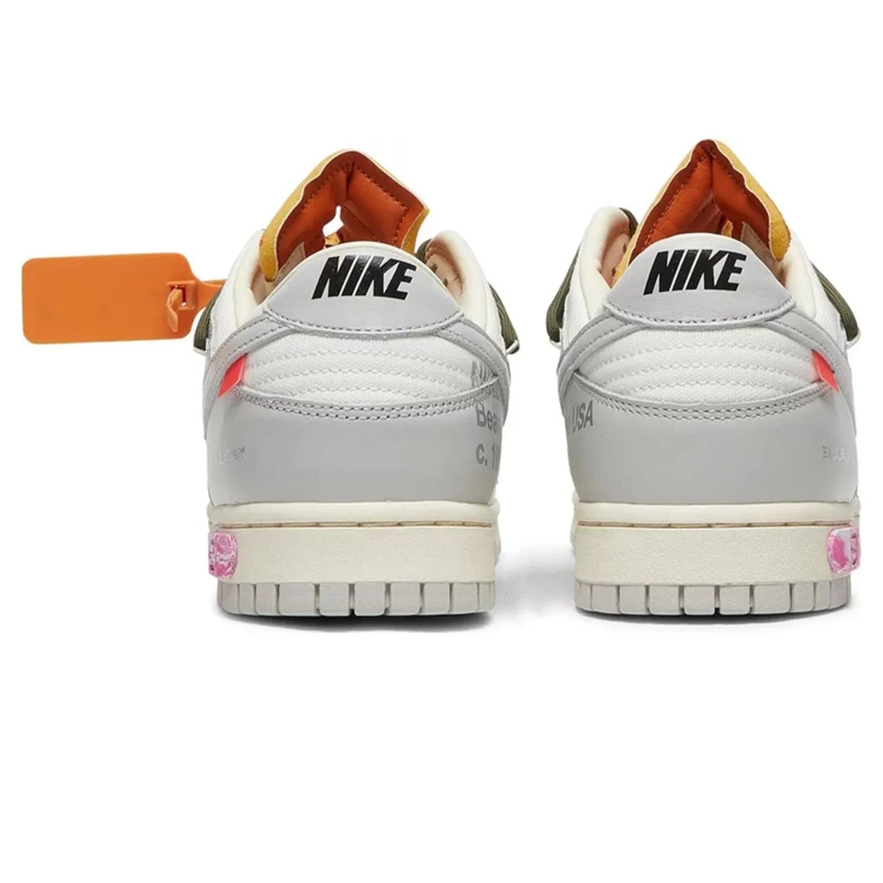 Off-White x Nike Dunk Low 'Lot 22 of 50' Nike Dunk stylish shoes
