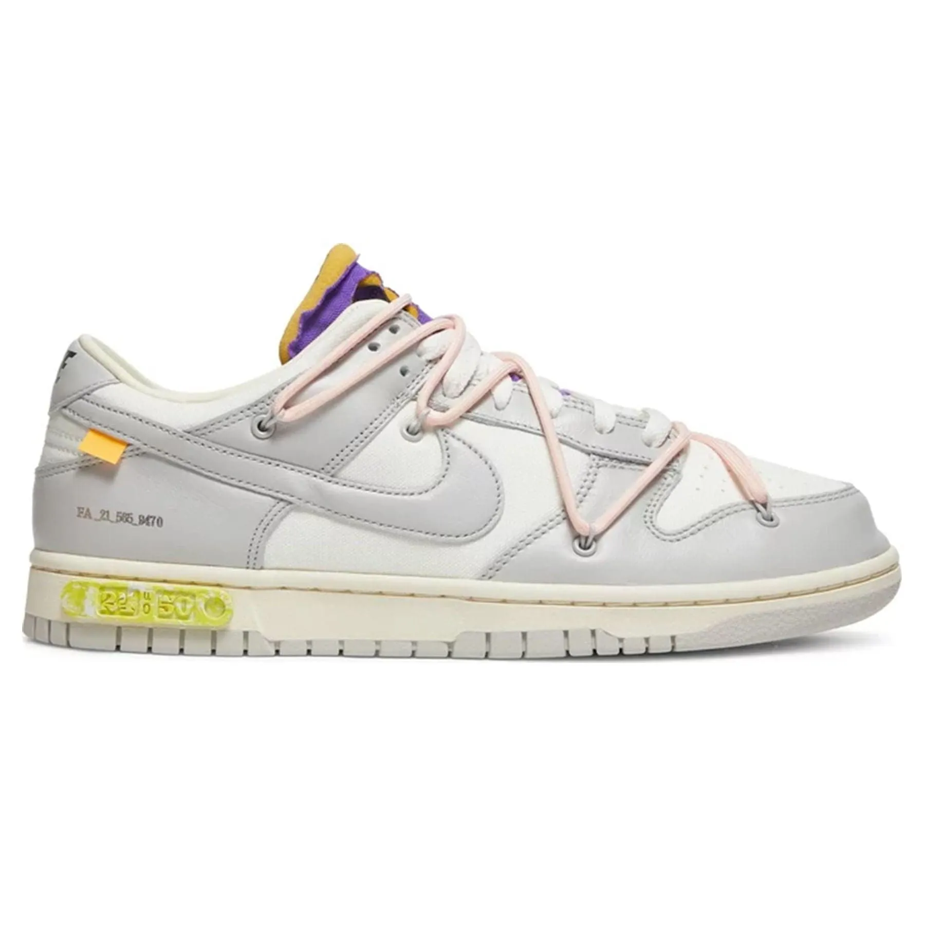 Off-White x Nike Dunk Low 'Lot 24 of 50' Nike Dunk stylish shoes