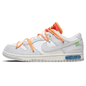Off-White x Nike Dunk Low 'Lot 31 of 50' Nike Dunk casual shoes with iconic low-top shape