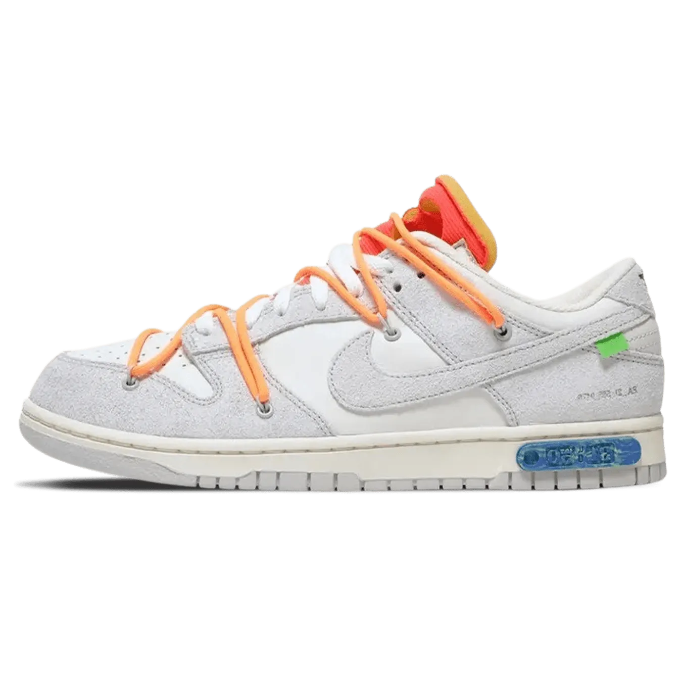 Off-White x Nike Dunk Low 'Lot 31 of 50' Nike Dunk casual shoes with iconic low-top shape