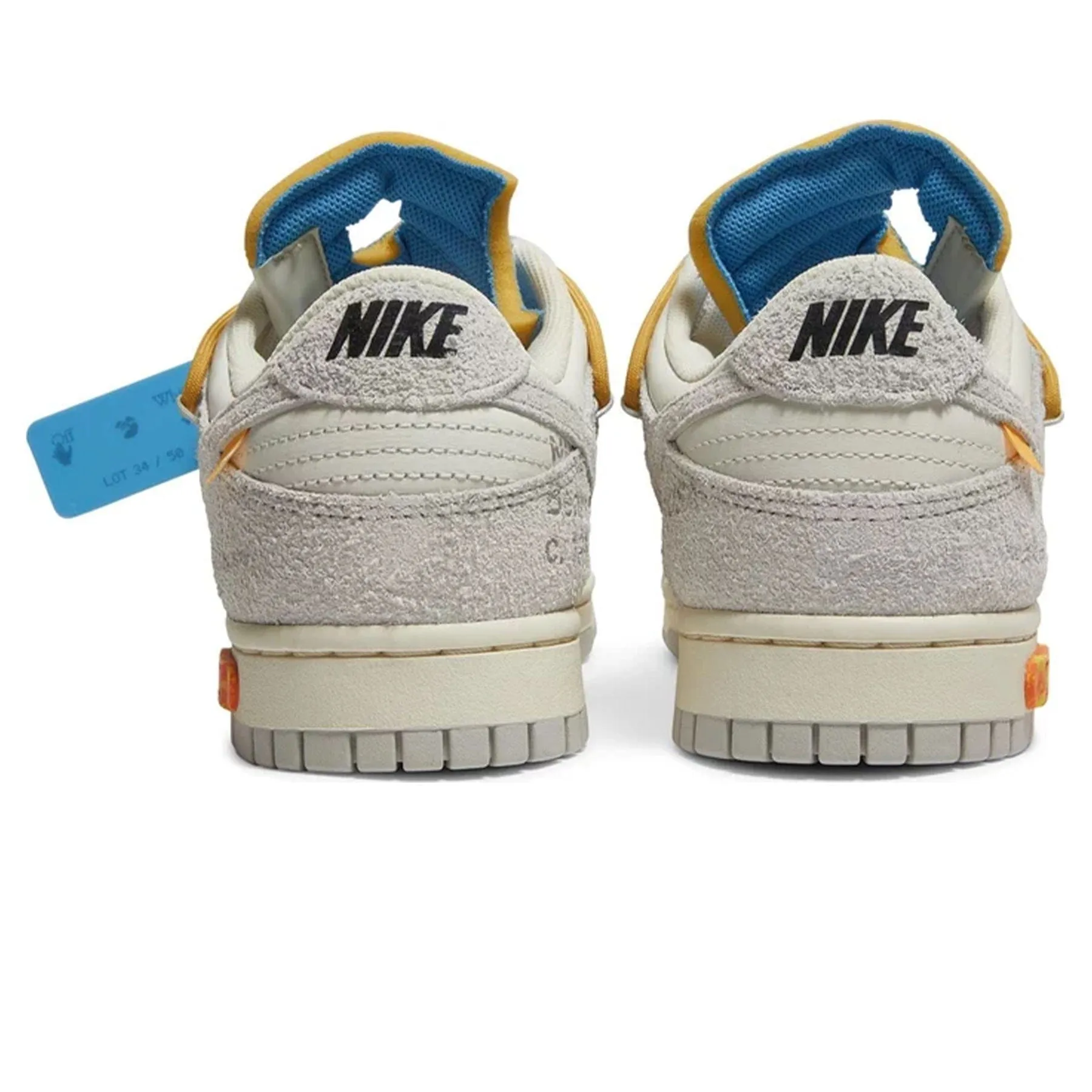 Off-White x Nike Dunk Low 'Lot 34 of 50' Nike Dunk stylish shoes