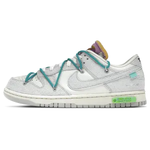 Off-White x Nike Dunk Low 'Lot 36 of 50' Nike Dunk casual shoes with iconic low-top shape