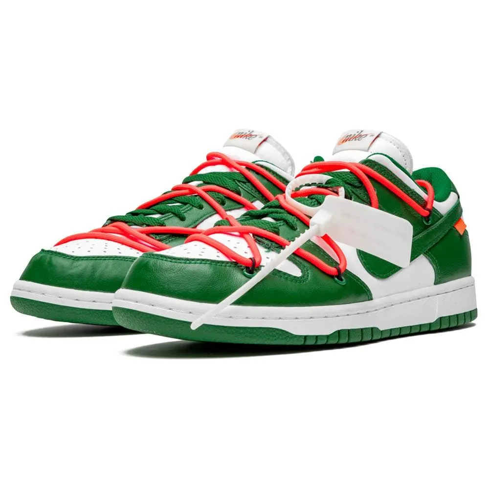 OFF-WHITE x Nike Dunk Low 'Pine Green' Nike Dunk stylish shoes