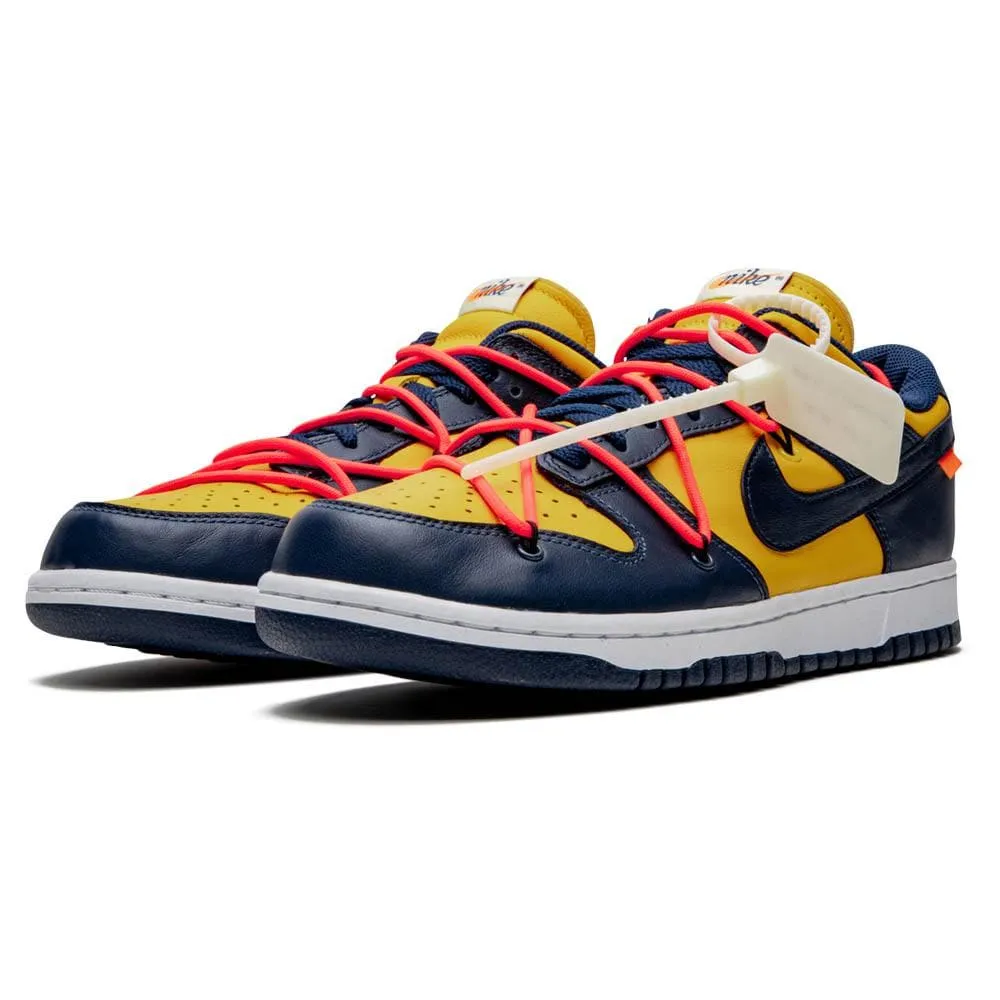 OFF-WHITE x Nike Dunk Low 'University Gold' Nike Dunk stylish shoes
