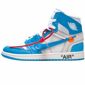 Off-White x Air Jordan 1 NRG UNC The Ten Air Jordan 1 High classic sneakers with premium finish