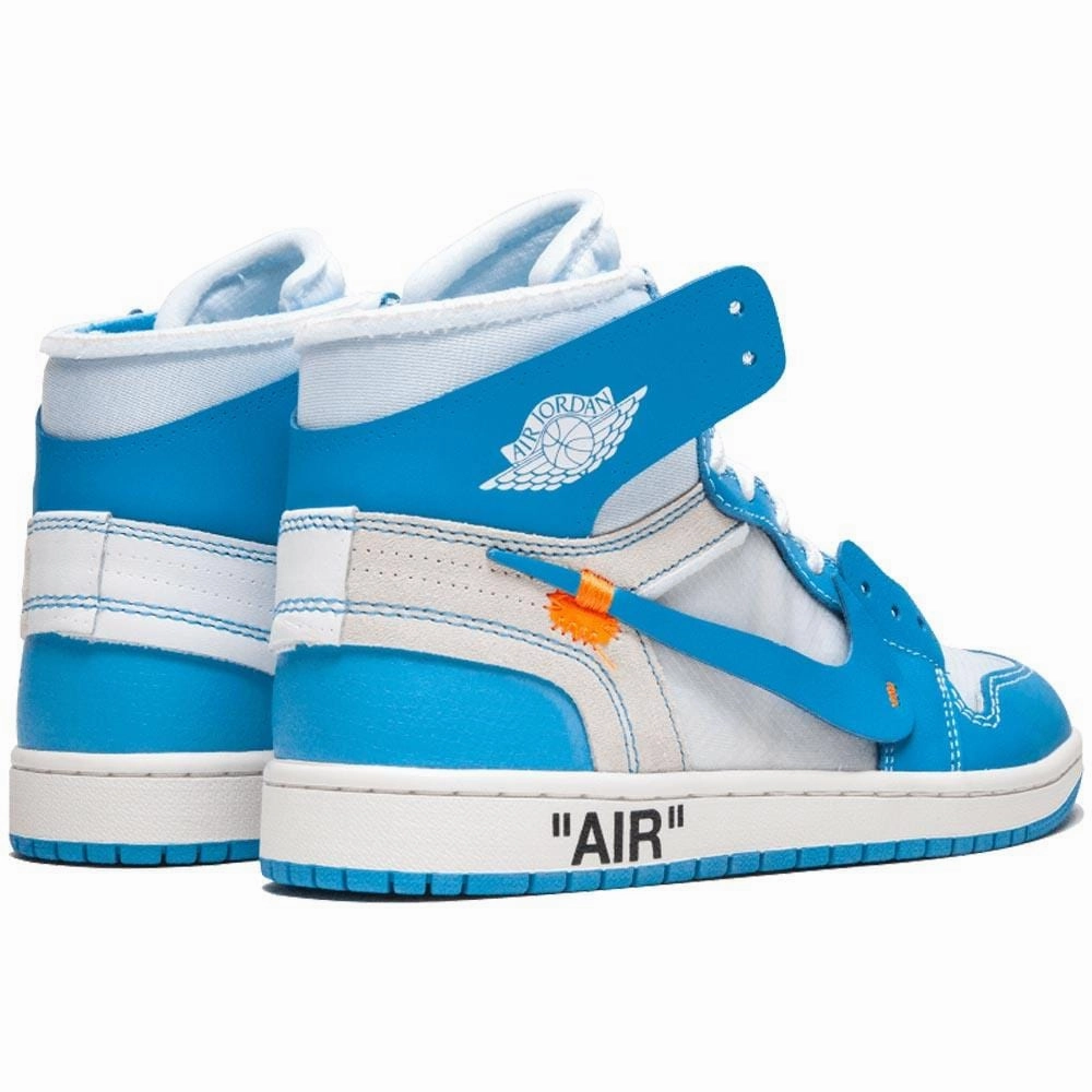 Off-White x Air Jordan 1 NRG UNC The Ten Air Jordan 1 vintage style sneakers