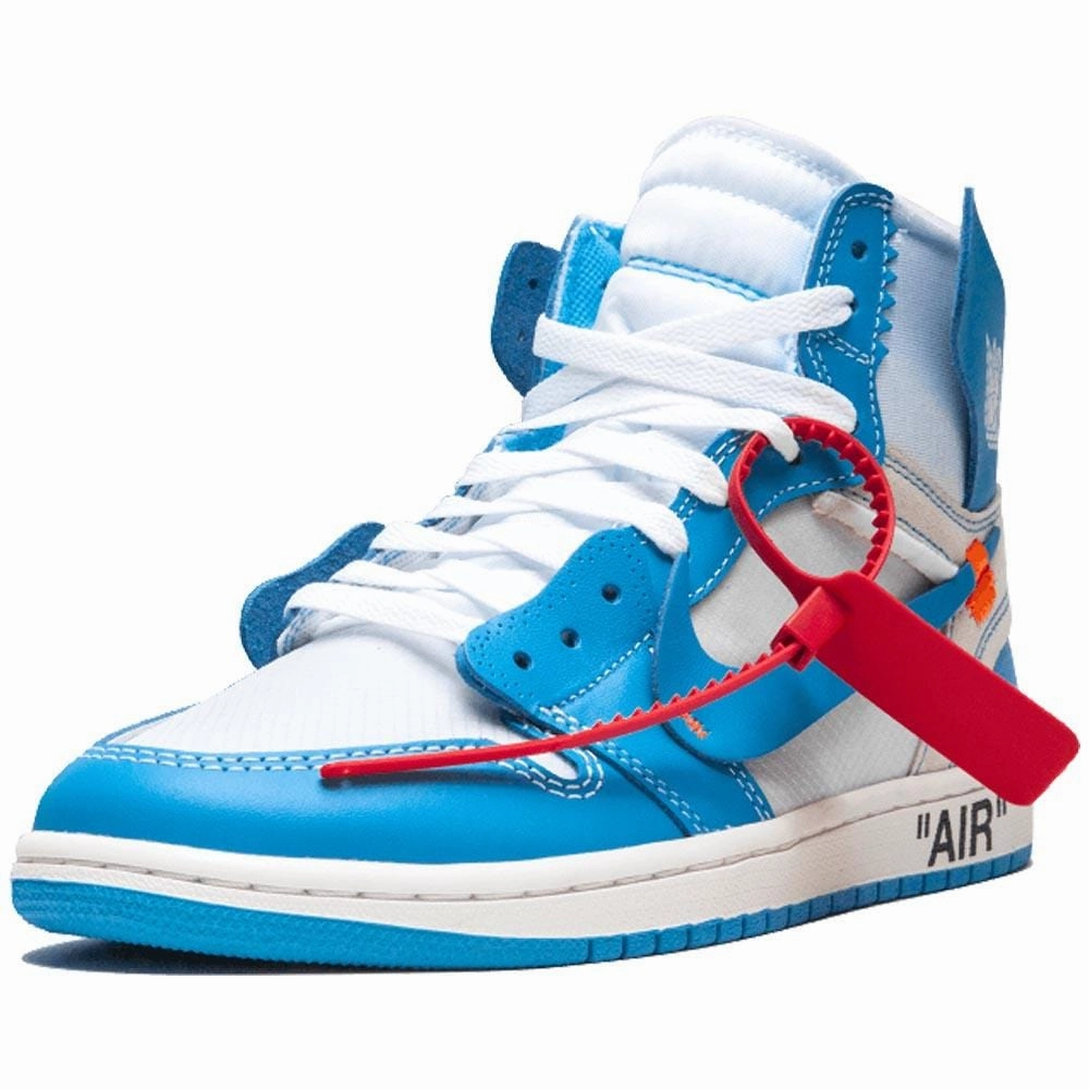 Off-White x Air Jordan 1 NRG UNC The Ten Air Jordan 1 vintage style sneakers
