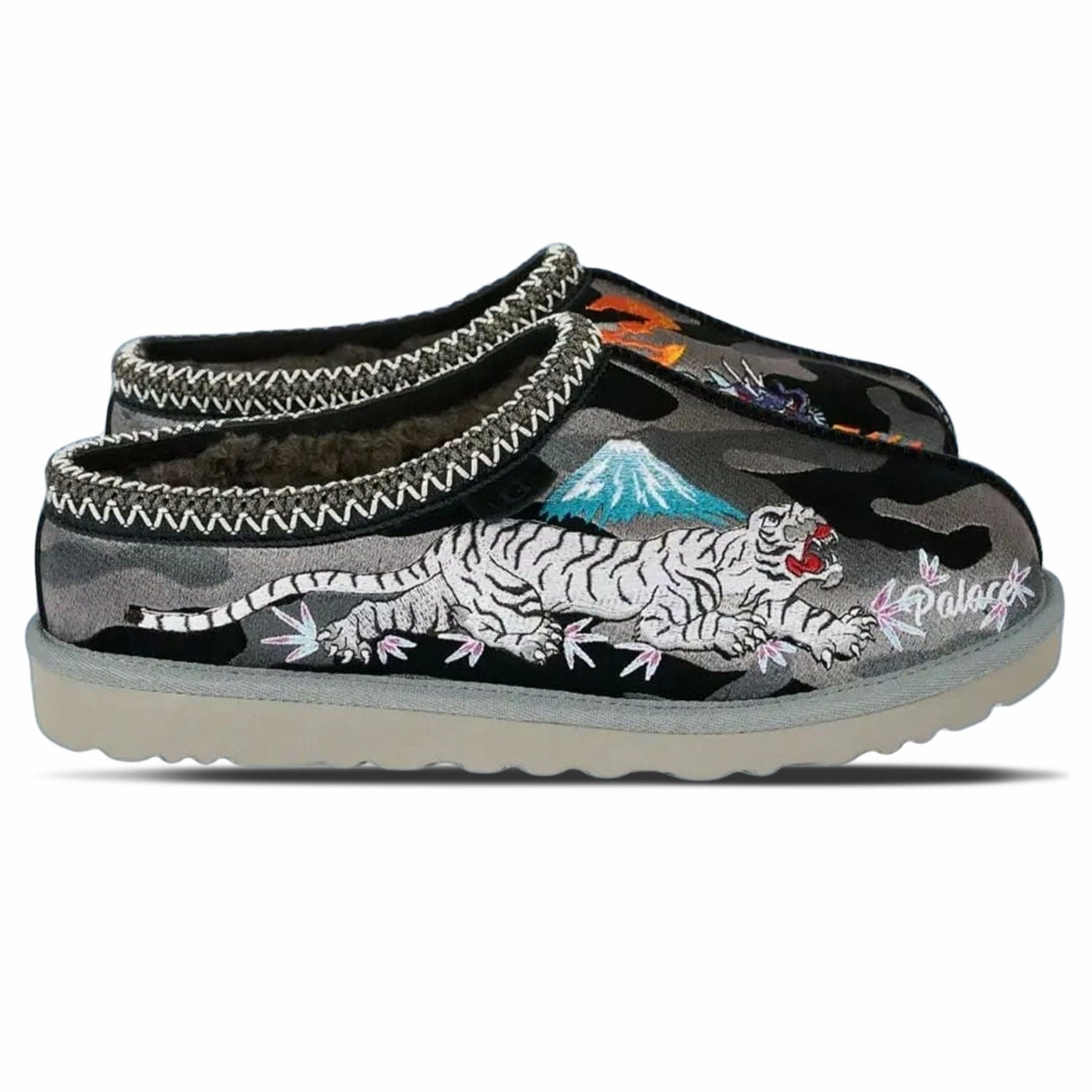 Palace x UGG Tasman Slipper 'Black Camo' Ugg Signature Range