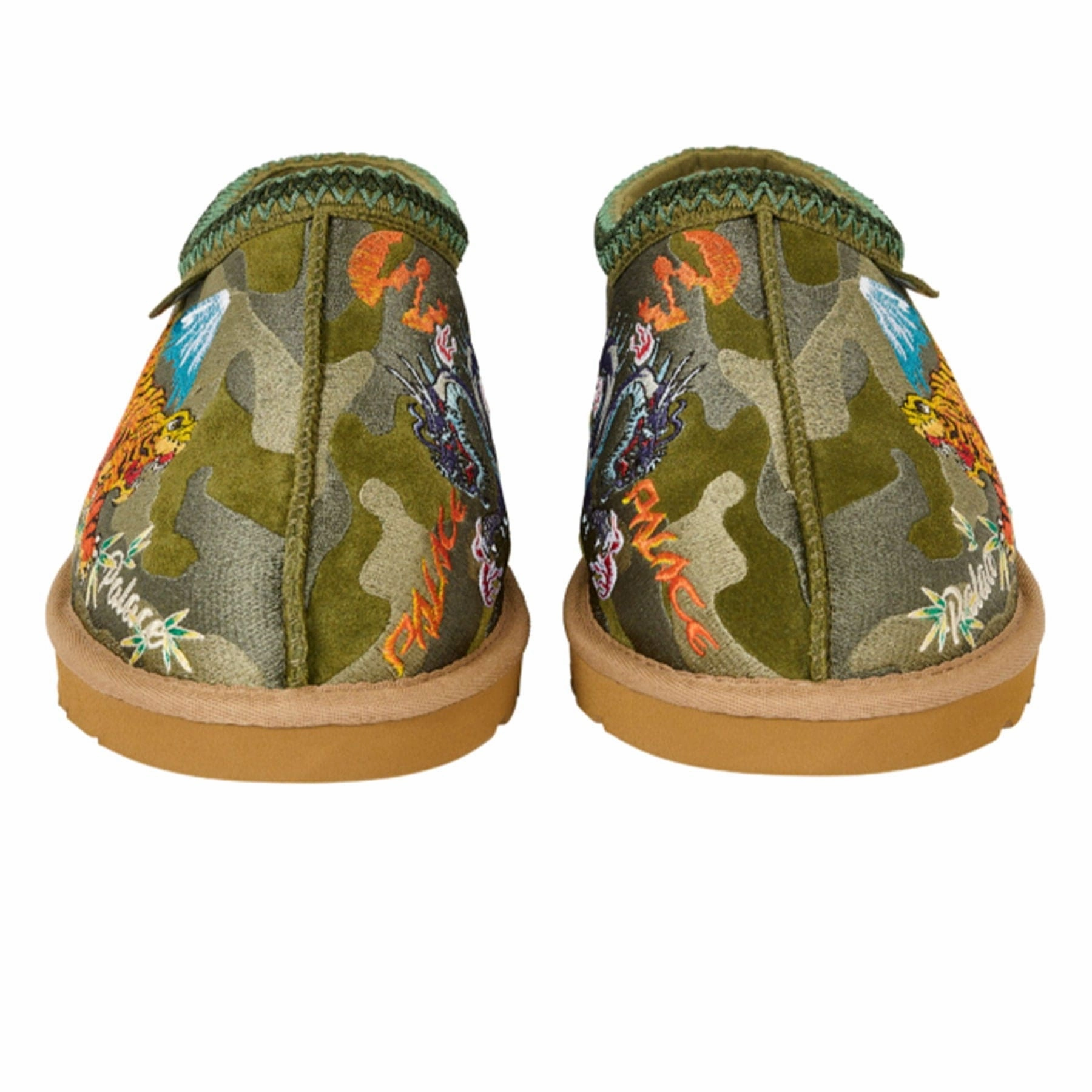 Palace x UGG Tasman Slipper 'Burnt Olive Camo' Ugg Signature Range