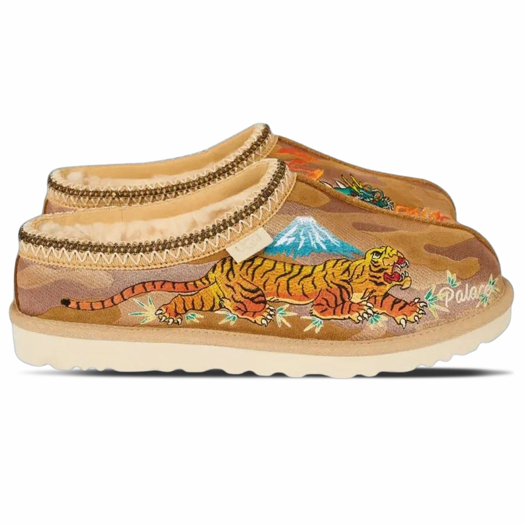Palace x UGG Tasman Slipper 'Chestnut Camo' Ugg Signature Range