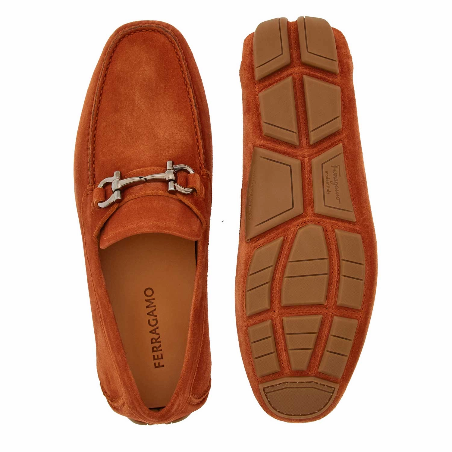 Parigi Suede Driver Salvatore Ferragamo luxury designer shoes