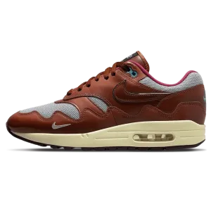 Patta x Nike Air Max 1 'Dark Russet' nike air max 1 comfortable casual shoes