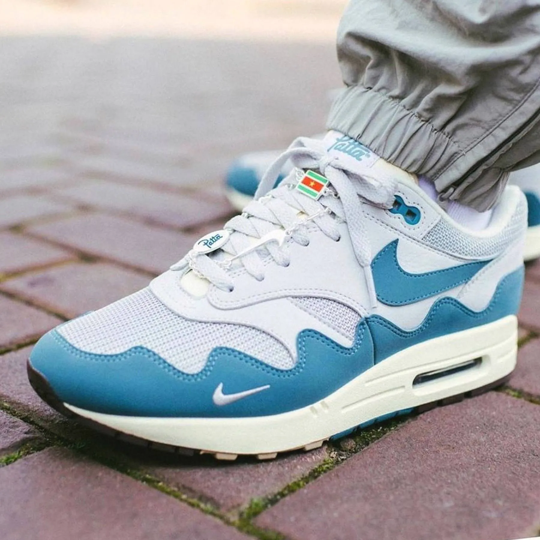 Patta x Nike Air Max 1 'Noise Aqua' Nike Max Plus series