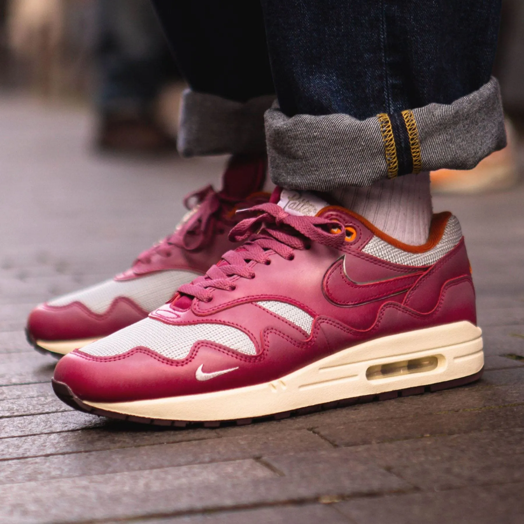 Patta x Nike Air Max 1 'Rush Maroon' Nike Max Plus series