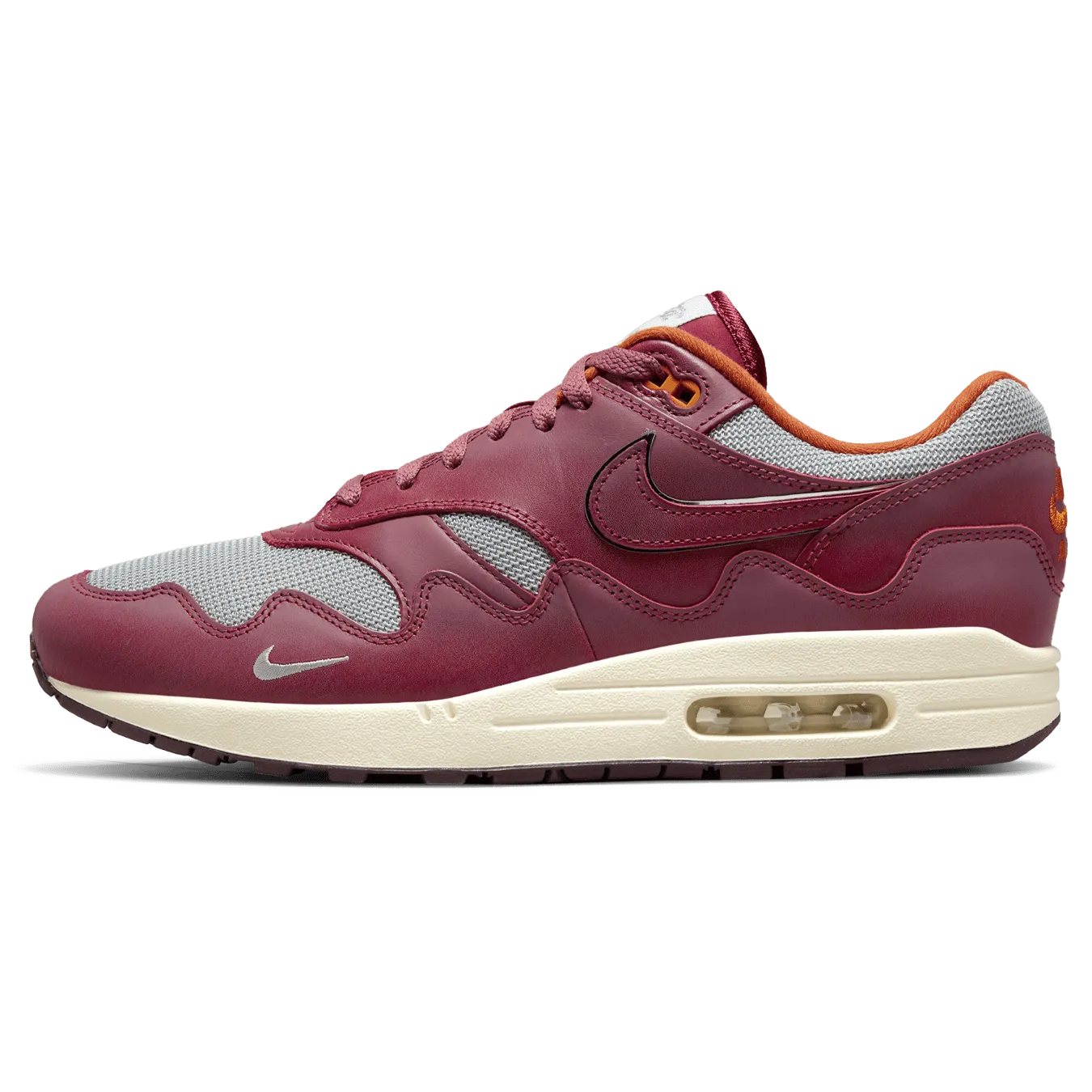 Patta x Nike Air Max 1 'Rush Maroon' nike air max 1 comfortable casual shoes