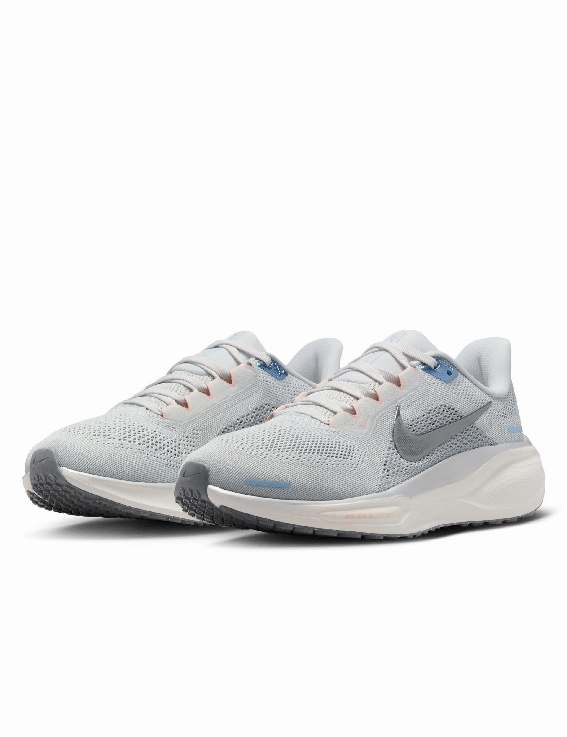 Pegasus 41 Shoes - Photon Dust/Metallic Pewter/Sail/Echo Pink Nike women's stylish athletic footwear