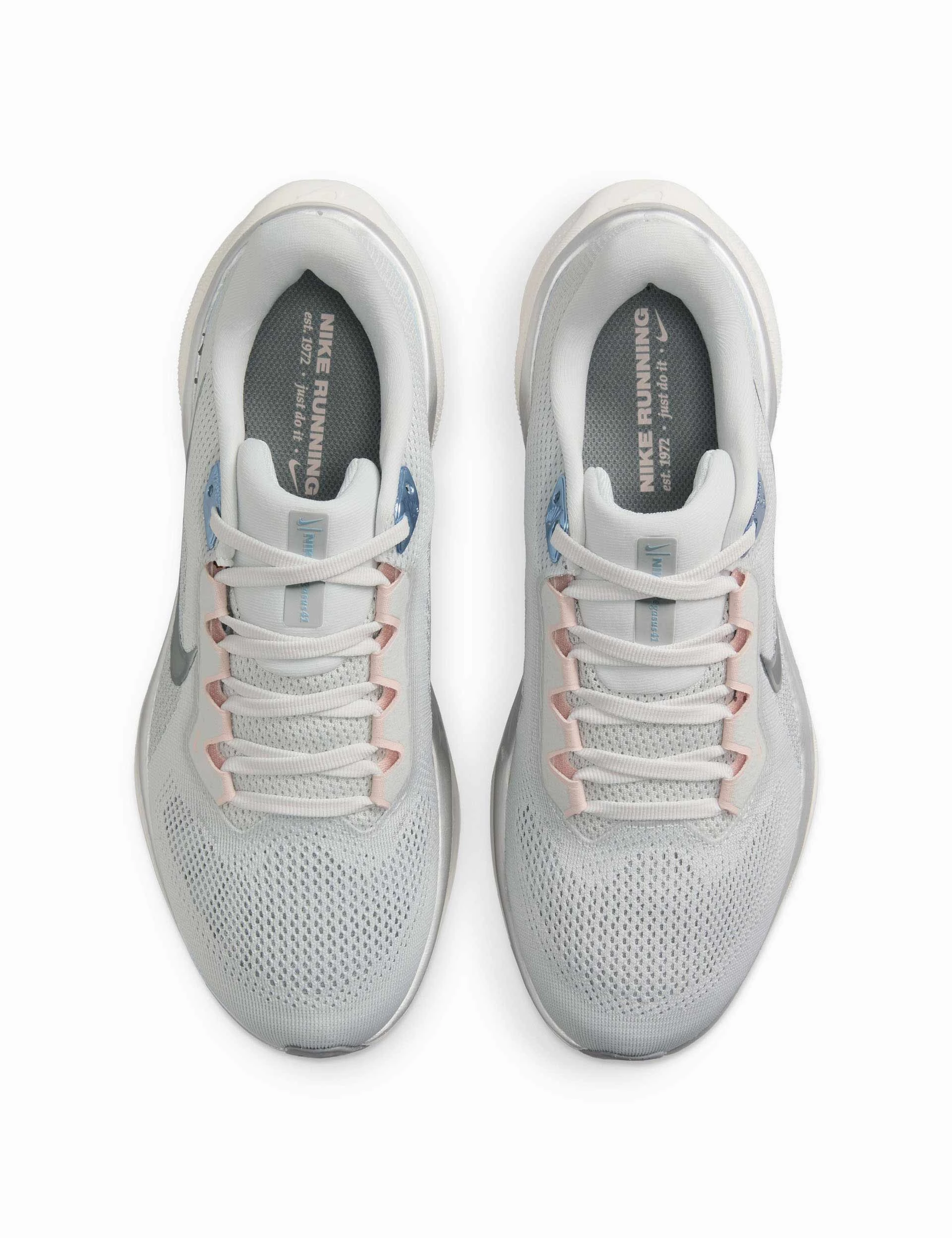Pegasus 41 Shoes - Photon Dust/Metallic Pewter/Sail/Echo Pink Nike women's stylish athletic footwear