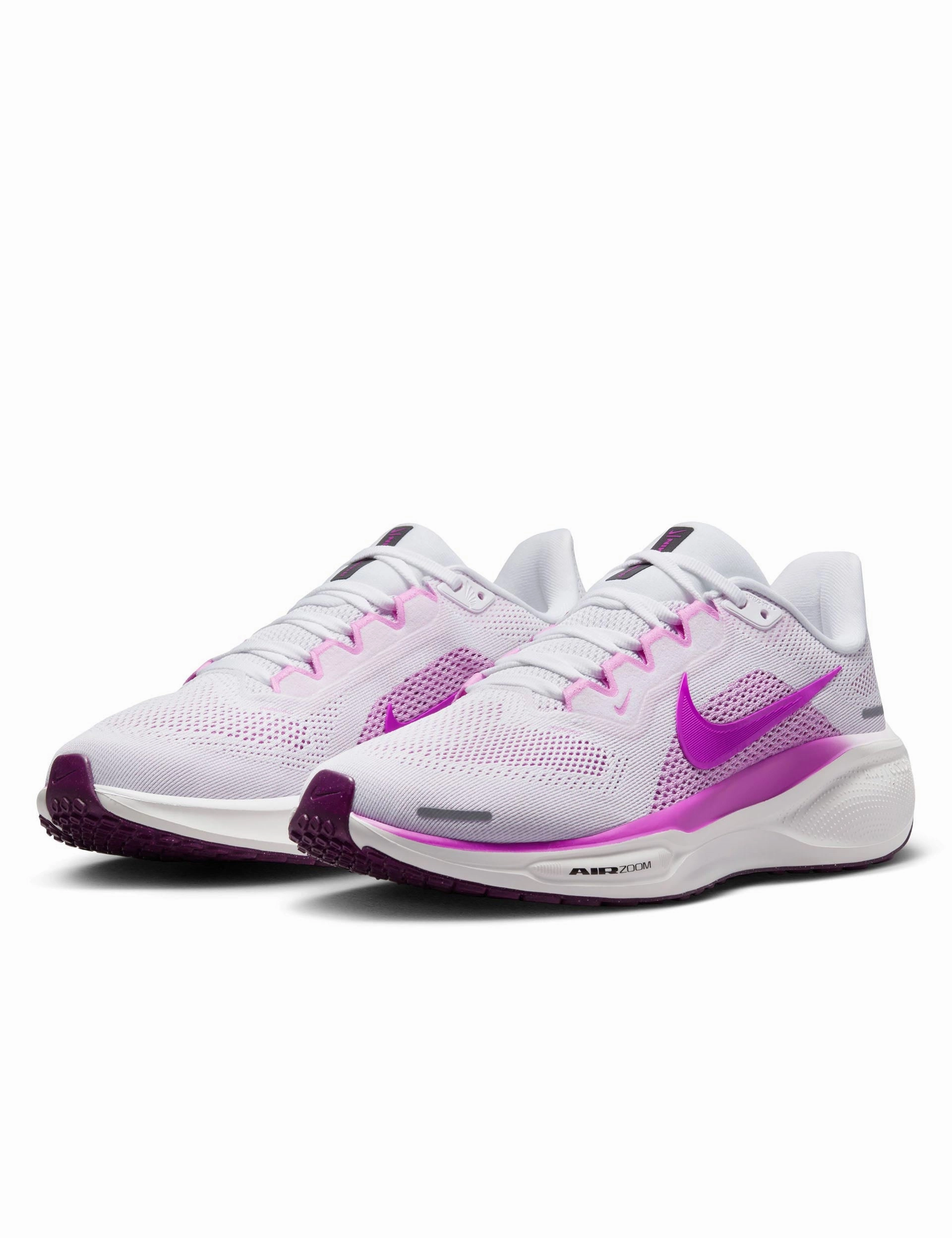 Pegasus 41 Shoes - White/Black/Beyond Pink/Hyper Violet Nike women's stylish athletic footwear