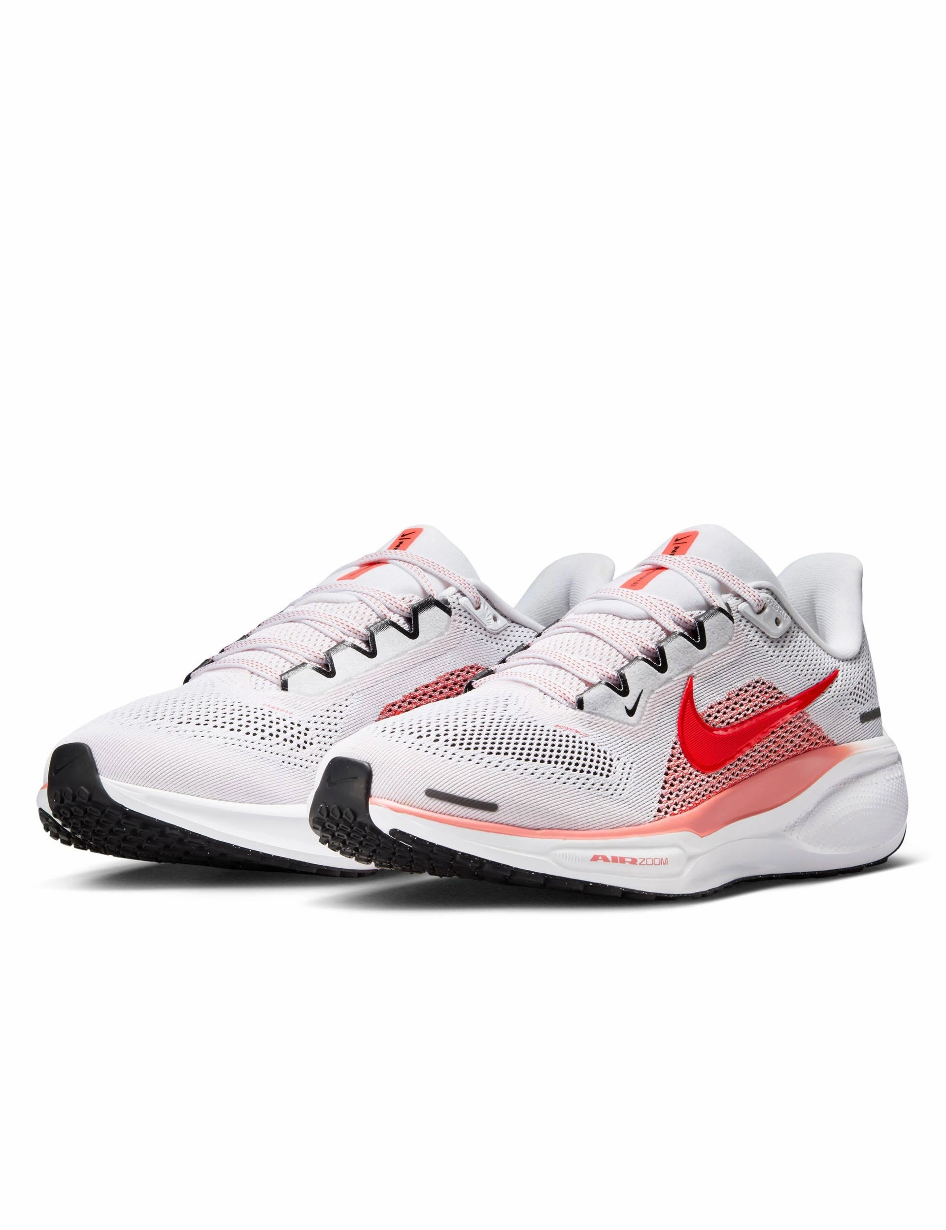 Pegasus 41 Shoes - White/Bright Crimson/Magic Ember/Black Nike women's stylish athletic footwear