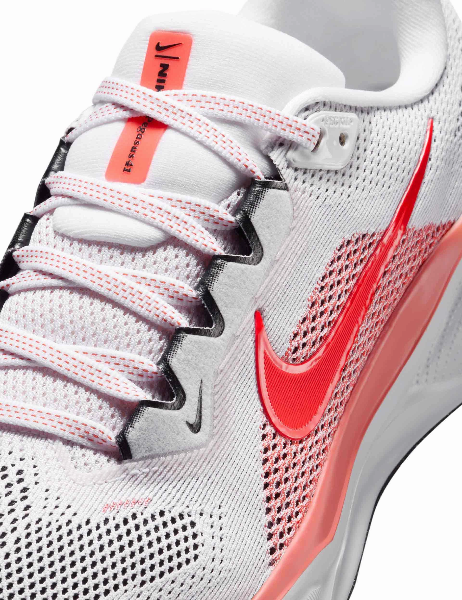 Pegasus 41 Shoes - White/Bright Crimson/Magic Ember/Black Nike women's stylish athletic footwear