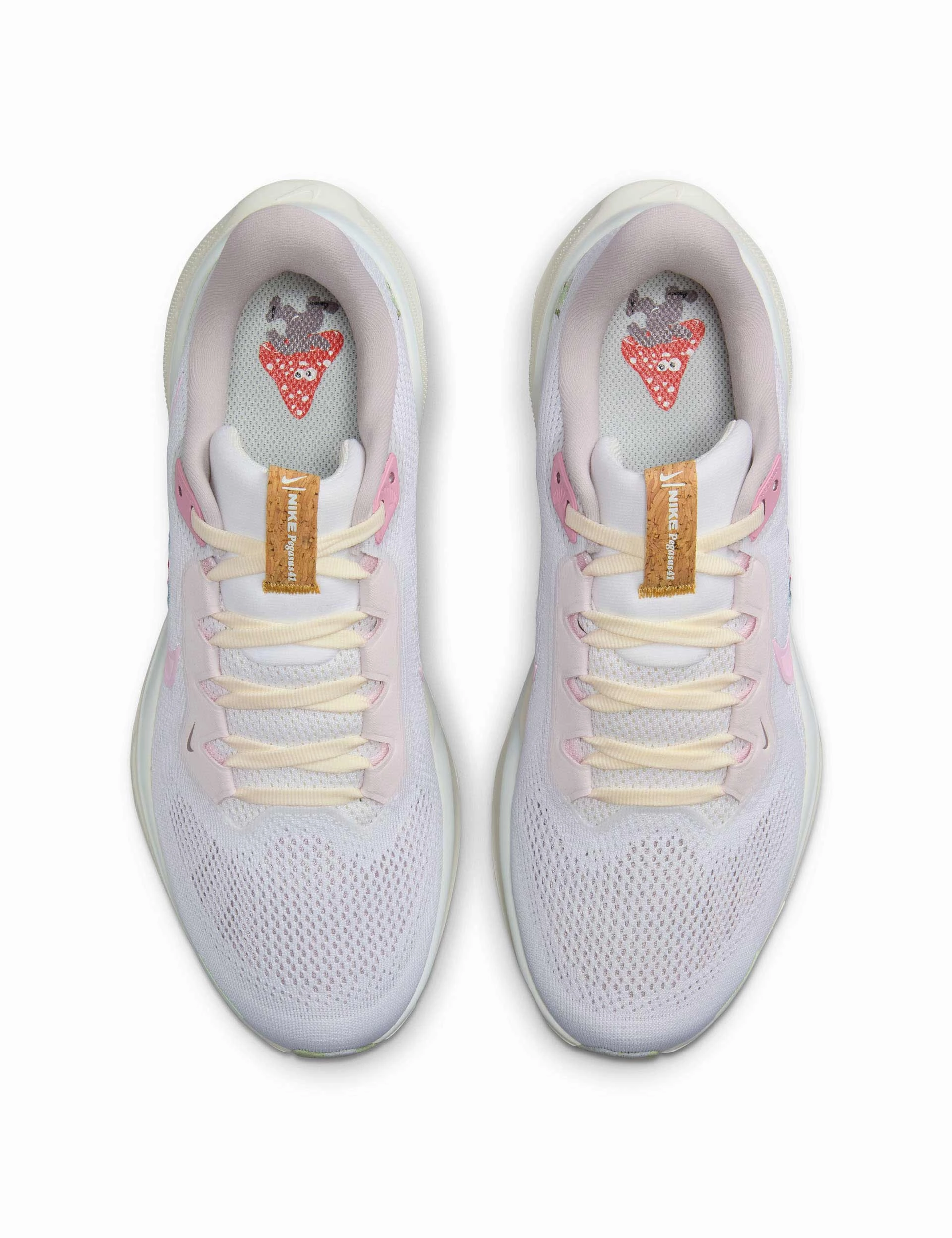 Pegasus 41 Shoes - White/Pink Foam/Sail/Football Grey Nike women's stylish athletic footwear
