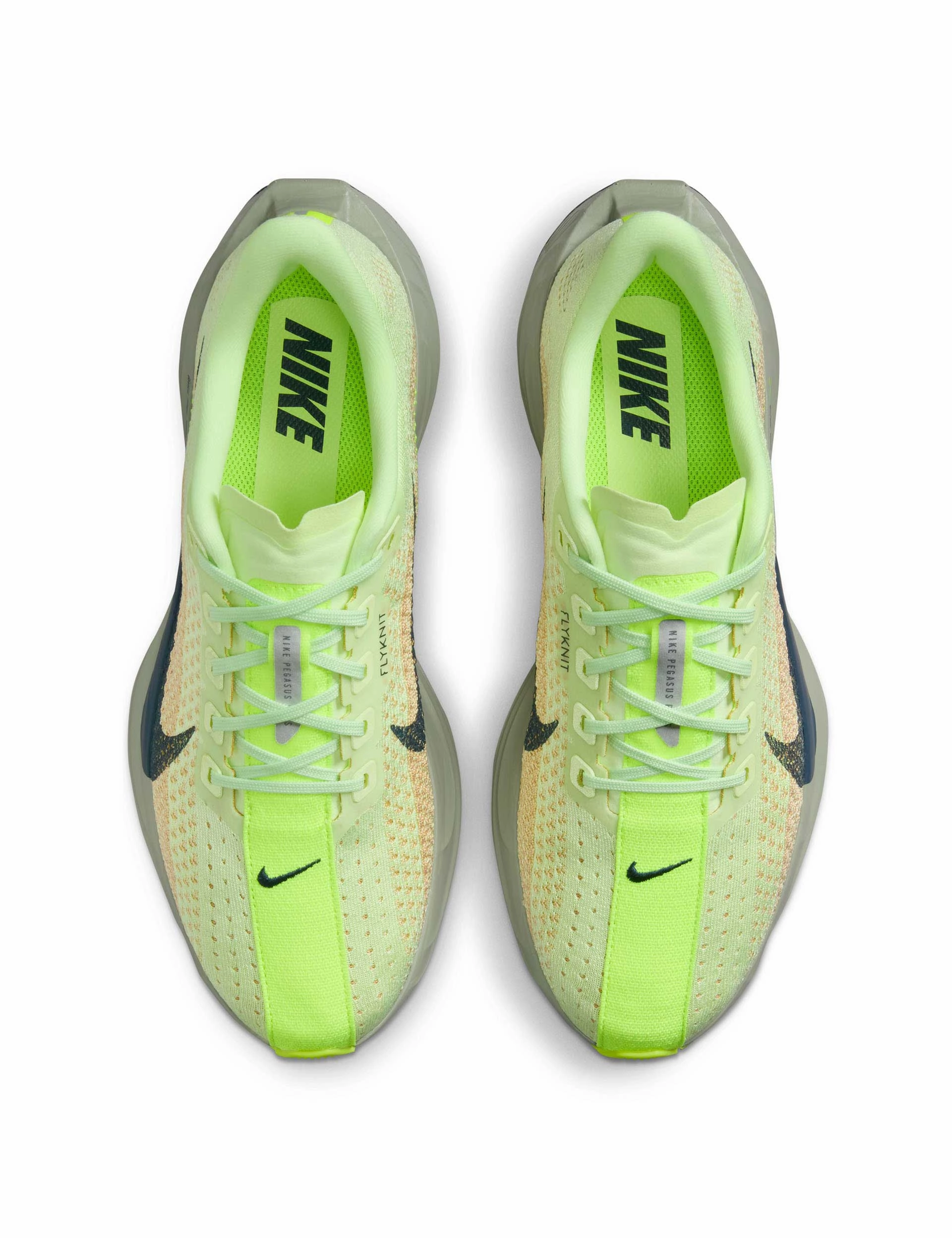 Pegasus Plus Shoes - Barely Volt/Armory Navy/Sesame Nike women's stylish athletic footwear