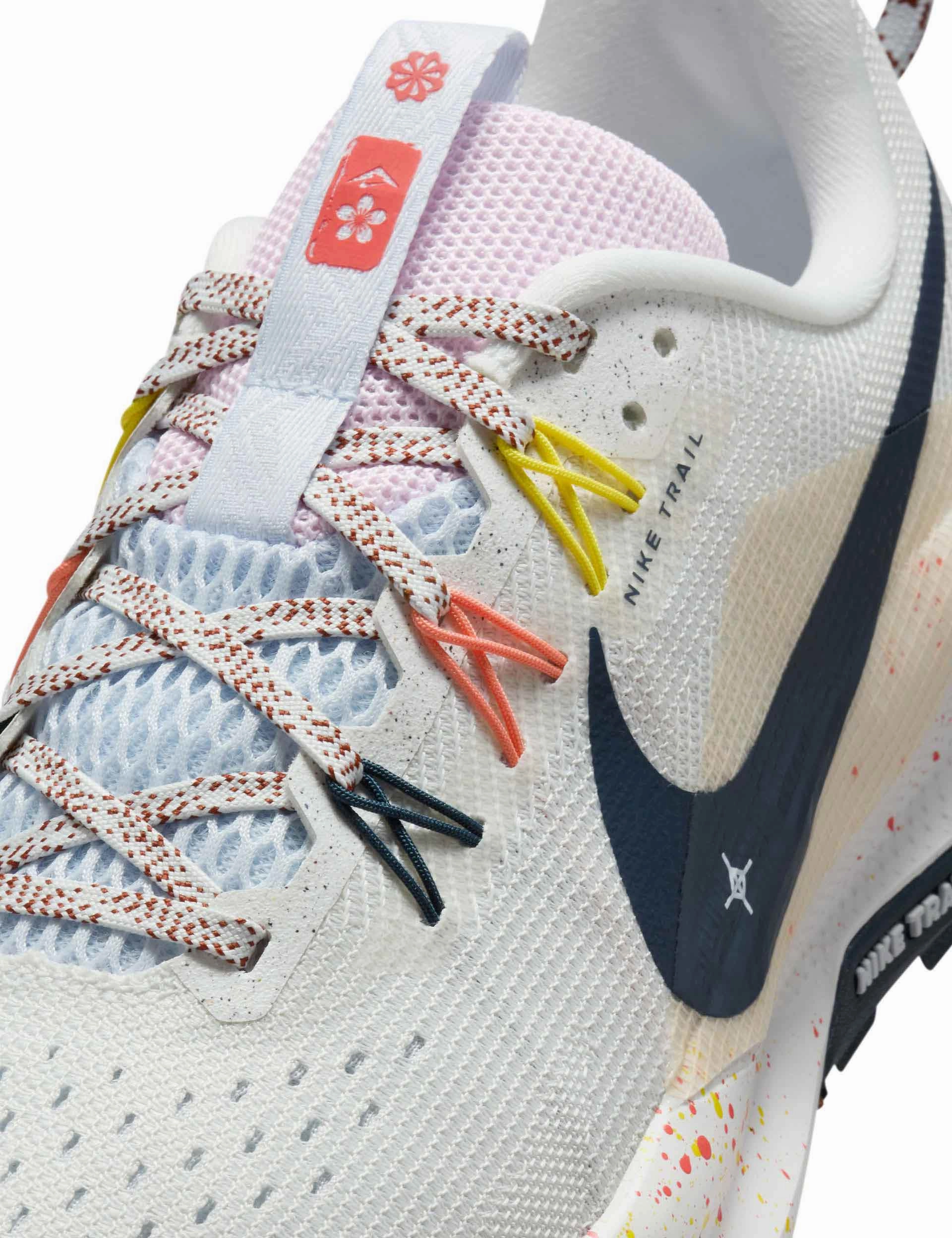 Pegasus Trail 5 Shoes - Summit White/Armory Navy/Football Grey Nike women's stylish athletic footwear
