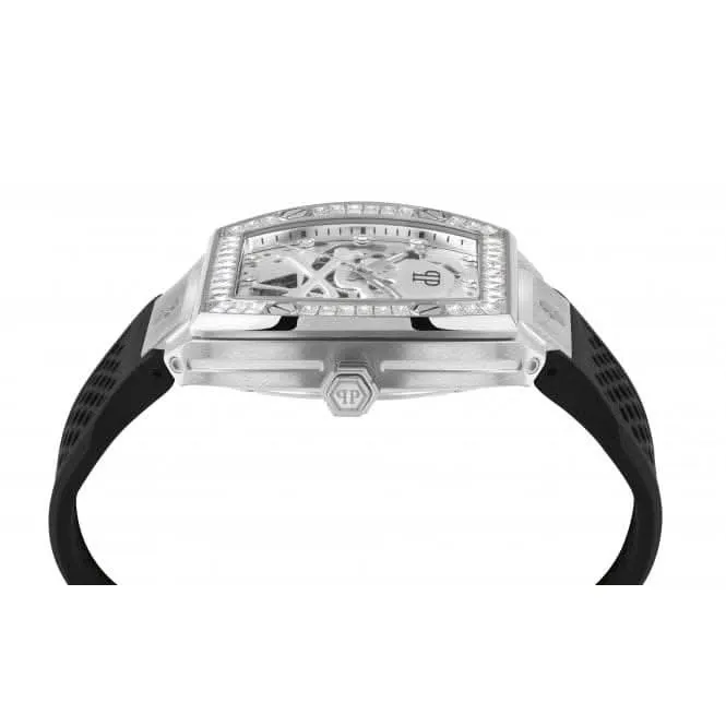 Philipp Plein Gents High-Conic The Skeleton Black Watch PWBAA1323