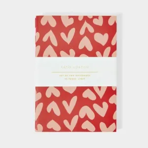 Pink Duo Pack Notebooks KLST201 Katie Loxton Jewelry And Accessories