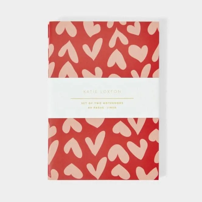 Pink Duo Pack Notebooks KLST201 Katie Loxton Jewelry And Accessories