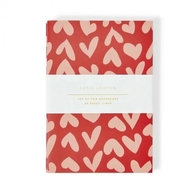 Pink Duo Pack Notebooks KLST201 Katie Loxton Jewelry And Accessories