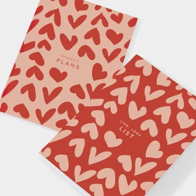 Pink Duo Pack Notebooks KLST201 Katie Loxton Jewelry And Accessories