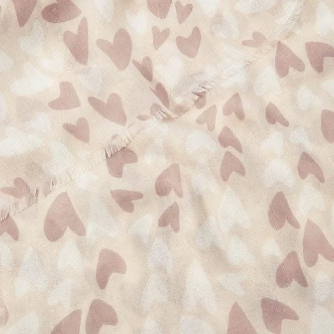Pink Sentiment Scarf Heart KLS502 Katie Loxton Jewelry And Accessories