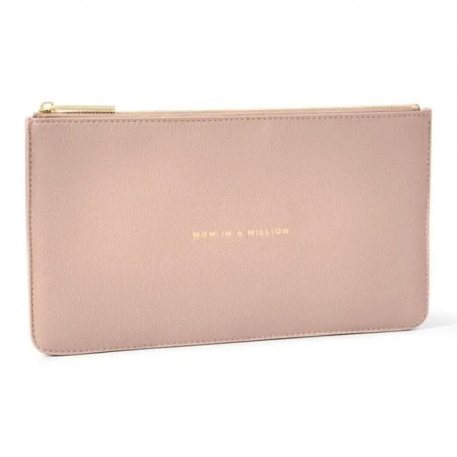 Pink Slim Sentiment Pouch KLB2803 Katie Loxton Jewelry And Accessories