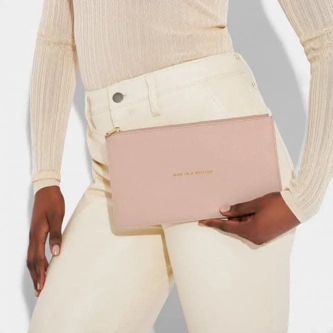 Pink Slim Sentiment Pouch KLB2803 Katie Loxton Jewelry And Accessories